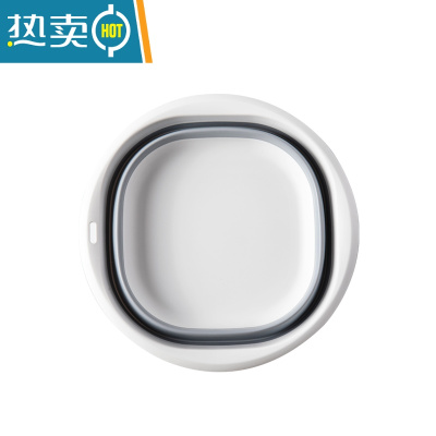 敬平可折叠盆便携式旅行洗脸盆子家用压缩盆学生宿舍用洗屁股大号小号