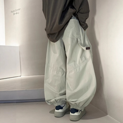 男童裤子春秋款2026新款男孩春装休闲裤潮酷中大儿童春季运动卫裤