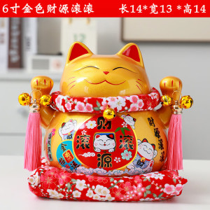 维诺亚猫摆件陶瓷家居客厅玄关大小号存钱罐店铺开业收银台储蓄罐