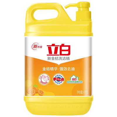 立白 新金桔洗洁精大桶4kg
