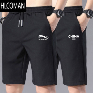 HLCOMAN男士短裤夏季新款潮流时尚五分裤子百搭休闲宽松运动裤男装短裤子