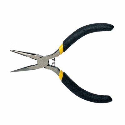 史丹利(STANLEY)黑柄迷你尖嘴钳剪线钳夹持工具断线钳5寸 84-119-23