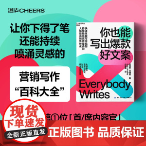 你也能写出好文案 安·汉德莉 著 快速掌握写作规则持续输出高质量内容大幅提高销售转化短视频公众号等写作攻略市场营销