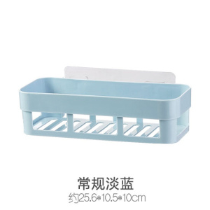 卫生间置物架浴室壁挂免打孔收纳架厕所洗手间马桶墙上塑料三角架