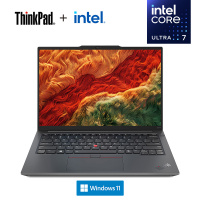 ThinkPad E14 01CD AI经典商务本 14英寸笔记本电脑 定制 英特尔酷睿Ultra 7 155H 32G 2T固态 锐炫Arc显卡 2.2K高色域 黑