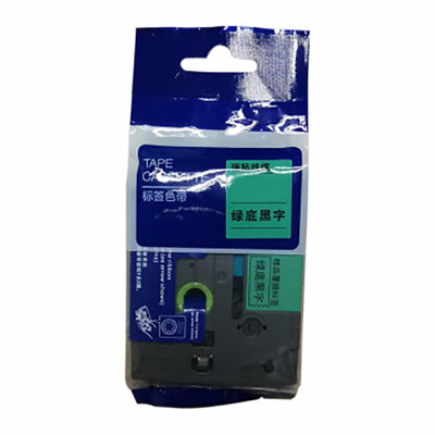 鑫诚达 TZ-751 24mmX8m 绿底黑字 色带 1.00 个/盒 (计价单位:盒) 绿色