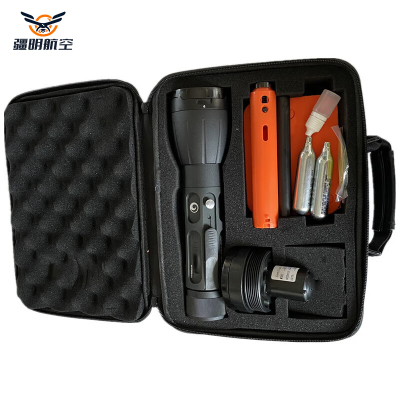 疆明航空 便携单发防暴射网器手持单发防暴网枪抓捕网 捕网器 1个