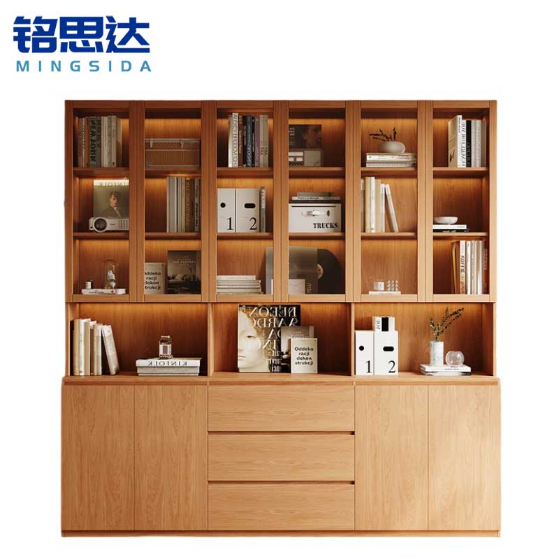 铭思达书柜展示柜六门台