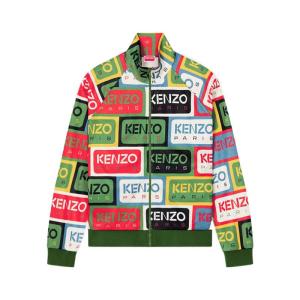 高田贤三(Kenzo)运动卫衣男款潮流百搭带徽标插兜拉链套头休闲夹 多色 S