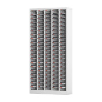 臻远 ZYLJG-W07 零件柜 100抽透明无门中号 755*220*1530