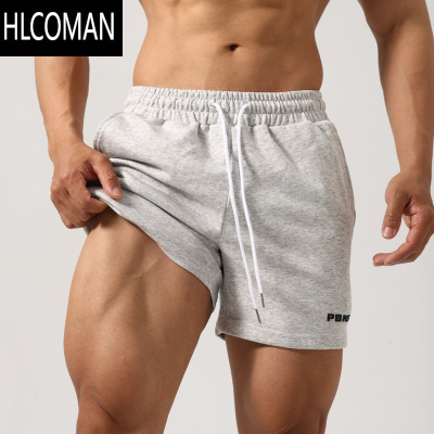 HLCOMAN健身运动短裤男美式3分跑步休闲弹力肌肉深蹲训练狗三分裤男夏季
