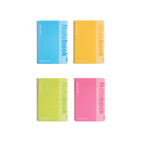 广博(GuangBo) GBX0820 A5 40张单线圈 55g双胶纸 笔记本 4本/包 混色