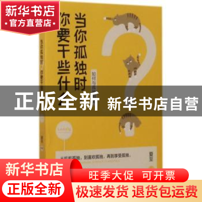 正版 当你孤独时,你要干些什么:如何与孤独相处 夏至编著 北京