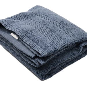 鲸轩 M711 70*140cm 400g 璀璨星空精梳棉超柔缎档特大毛巾(计价单位:条)蓝色