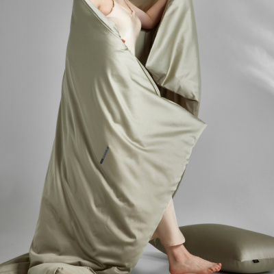 高端纯色随心搭A类100支长绒棉单被套单床罩细腻亲肤耐洗四季可用