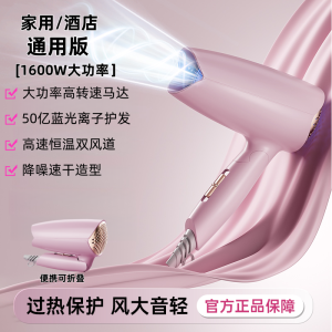 学生宿舍吹风机家用折叠电吹风酒店蓝光负离子大功率吹风筒