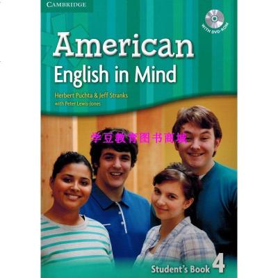 剑桥美版Americanenglishinmind4级学生用书带DVD-ROM光盘