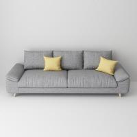 网红ins风北欧乳胶布艺小户型可拆洗客厅组合日式租房三四人沙发