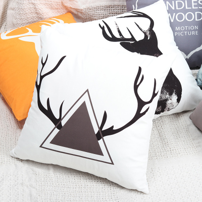 七日爱(Qiriai)北欧现代简约抱枕套靠垫靠包家居客厅沙发靠枕办公室靠背垫