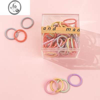 JiMi网红彩色小皮筋女扎头绳女夏季橡皮套发绳头饰2021年新款简约发圈