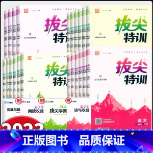 2本★语文+数学[人教版] 六年级上 [正版]2024新版拔尖特训一二三四五六年级上下册语文数学英语人教版北师大版小学1