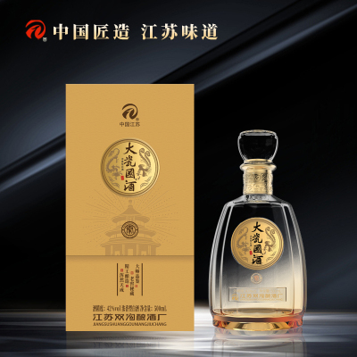 大瓷国酒-秦 500MLX4/箱 42% 浓香型白酒 纯粮酿造