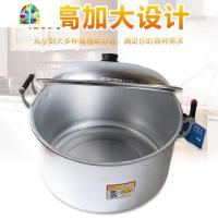 金喜铝锅老式家用加厚汤锅大容量加深烧水锅商用煮水锅纯铝制锑锅 FENGHOU 24CM加高加厚铝汤锅5.5升