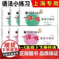 2024华东师大版一课一练语法小练习英语N版沪教版牛津版三四五年级第一学期/345年级上上海牛津版英语配套教辅华东师范大
