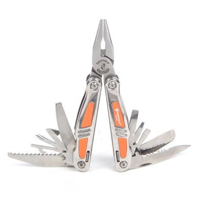 钢盾(SHEFFIELD) S041002 18合1不锈钢多用钳子随身工具钳便携折叠刀