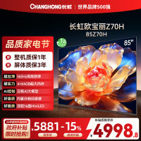 长虹电视85Z70H 云帆AI影像 双驱16晶MiniLED 内置分舱回音壁 云帆AI大模型4K超高清平板液晶电视政府补