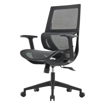 臻远 ZY-6683 办公椅人体工学网面转椅撑腰电脑椅