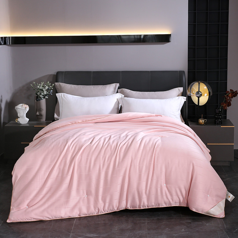 缎暮 长绒棉提花双宫蚕丝加厚冬被双人被 多色可选 200*230CM 条