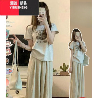 YIBUSHENG正肩修身t恤女短袖2024年新款百搭休闲减龄小众复古短款上衣季