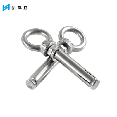 新凯益 吊环膨胀挂钩螺丝 M6*80 个