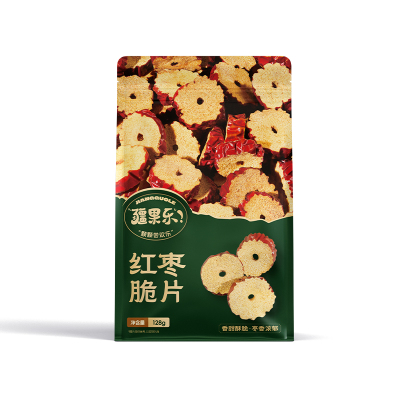 疆果乐红枣脆片128g