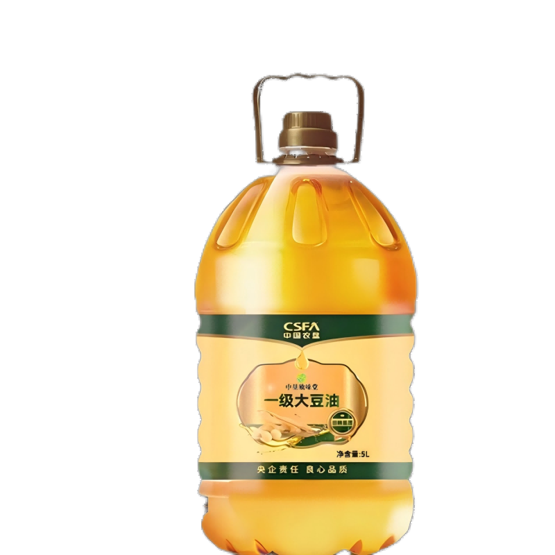 中垦飨味堂一级大豆油5升桶装国产浸出工艺健康营养美味首选