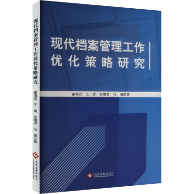 正版新书]现代档案管理工作优化策略研究董海岩,王青,张璐芳 著9