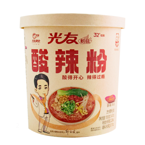 光友酸辣粉豪华版杯装155g*12杯 整箱装