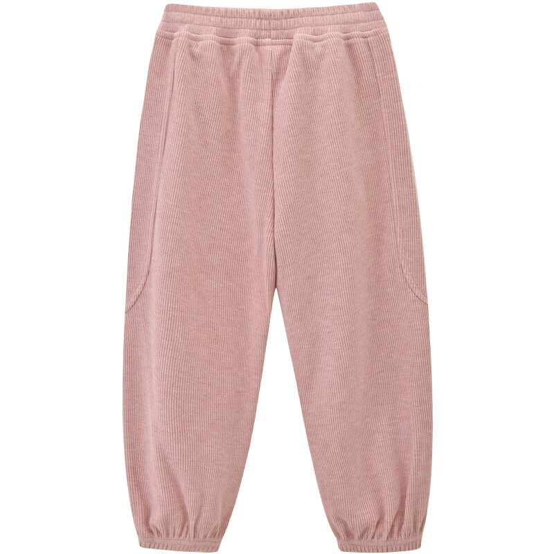 [1件3折]铅笔俱乐部童装2025秋装新款女童裤子中大童针织运动裤儿童灯芯绒长裤