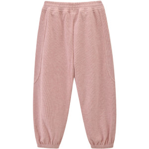 [1件3折]铅笔俱乐部童装2025秋装新款女童裤子中大童针织运动裤儿童灯芯绒长裤