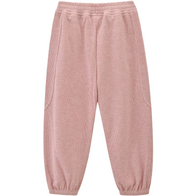 [1件3折]铅笔俱乐部童装2025秋装新款女童裤子中大童针织运动裤儿童灯芯绒长裤