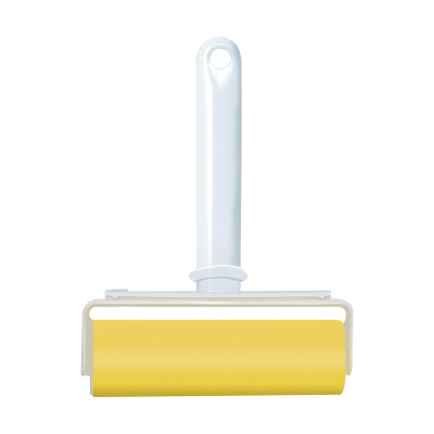 利临大号粘毛器滚筒去毛刷可水洗黏毛器沾毛器衣服宠物粘毛除毛器黄色除尘器