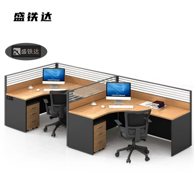 盛铁达 F型双人办公位1200*2800*1100mm STD-XTGW10 套