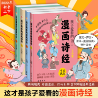 音像孩子爱看的漫画诗经(全4册)王锦海