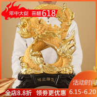 美帮汇树脂生肖龙摆件工艺品龙摆设开业礼品家居办公室装饰