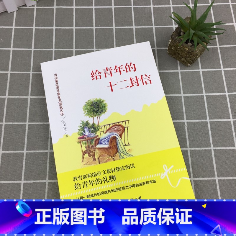 [正版]给青年的十二封信统编八年级下世界名著朱光潜小说短篇集初中生课外读物初二8初中生必读书籍世界文学名著书可搭配钢铁