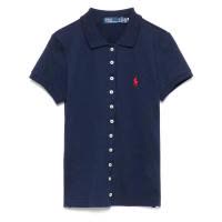 Polo Ralph Lauren女士短袖网眼扣领polo衫棉弹力透气