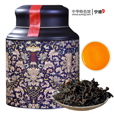 中华特色-宁德馆梦龙韵红茶野生红茶正山小种野茶新茶高山古树红茶散茶礼品装200克200g