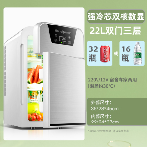 [补贴10%]迷你小冰箱小型家用宿舍车载冰箱mini学生冷藏冷冻单人小冰柜胰岛素冷藏