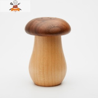 实木牙签盒牙签桶个性创意北欧ins家用牙签罐民宿酒店 摆件 敬平 蘑菇牙签盒牙签筒